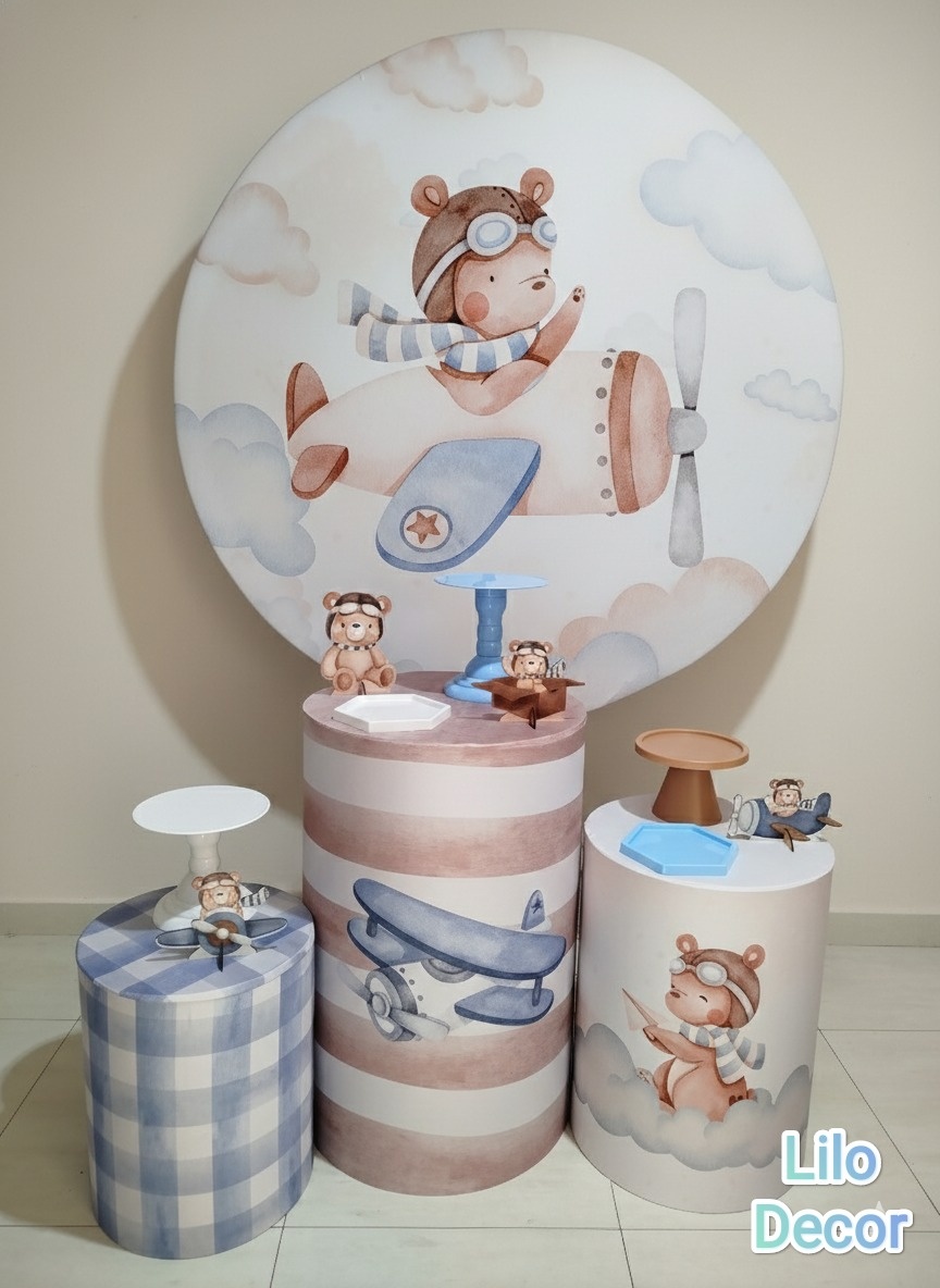 Ursinho Aviador - Lilo Decor