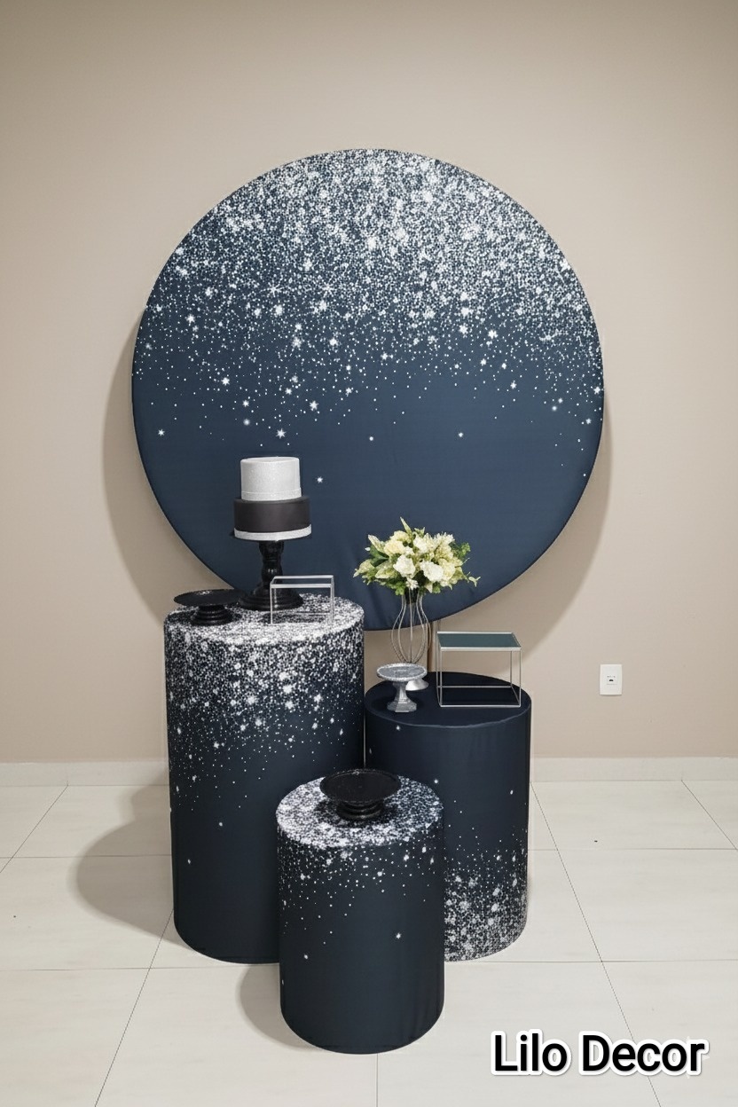 Preto E Prata - Lilo Decor