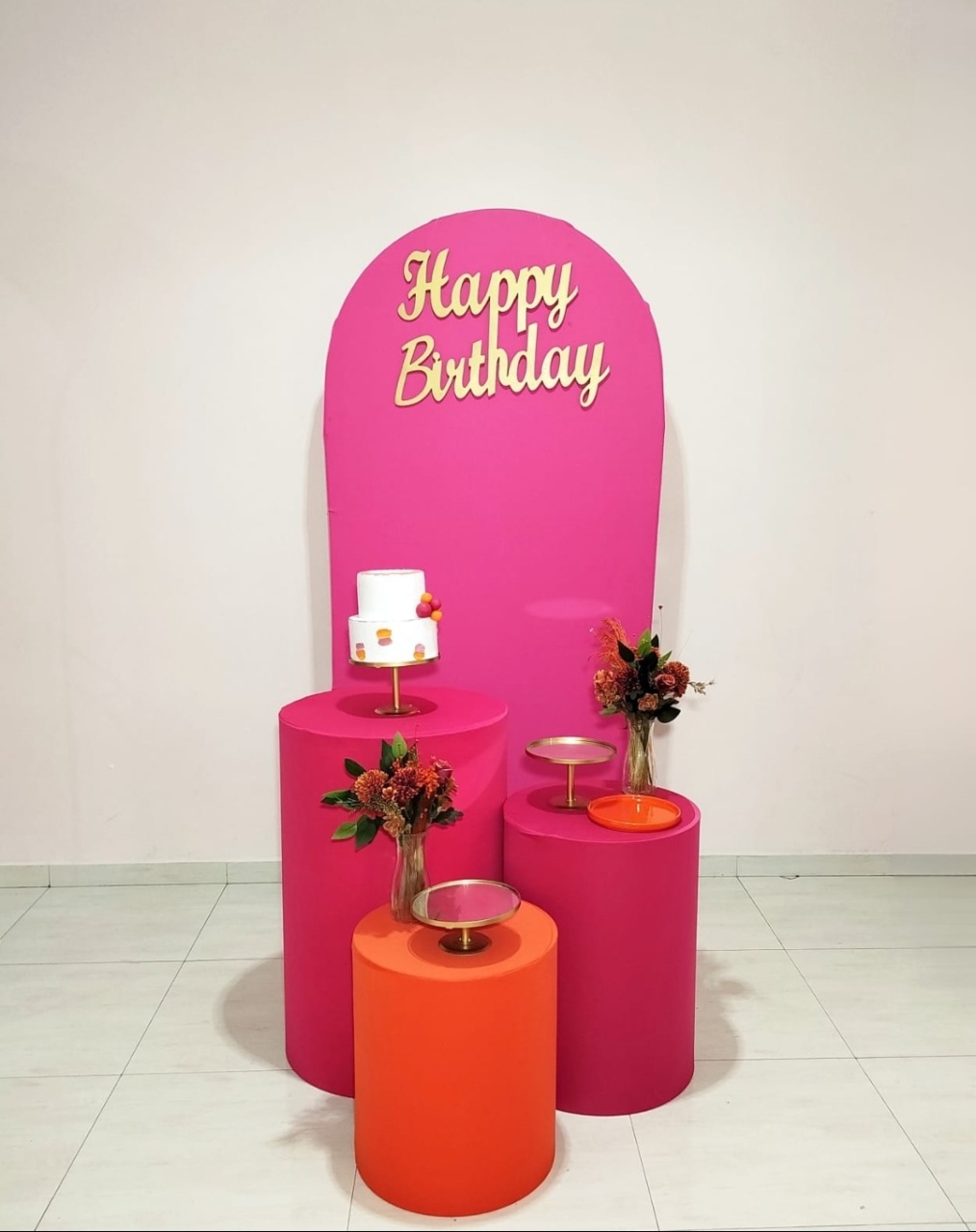 Laranja E Pink - Lilo Decor