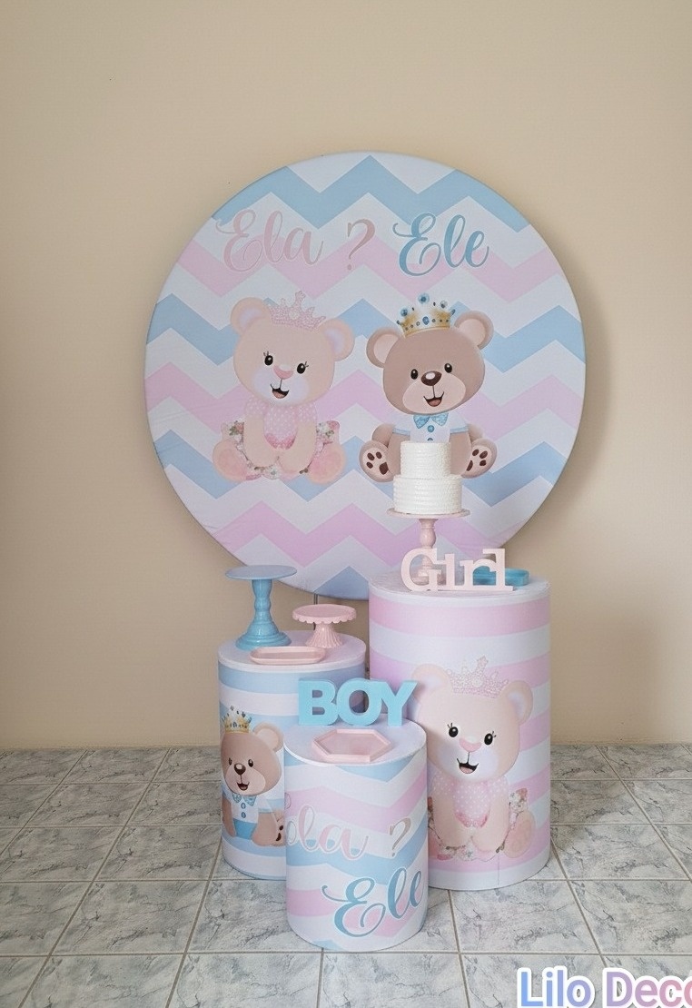 Chá Revelação - Lilo Decor