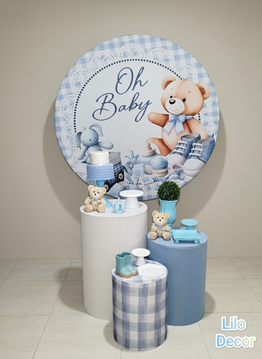 Chá de Bebê Azul - Lilo Decor