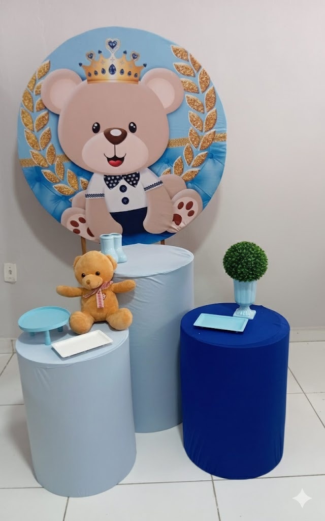 Ursinho Realeza P - Loja pegue monte rc decoração
