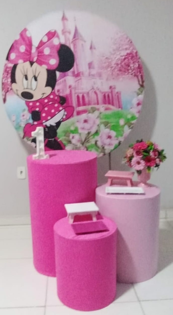 Minnie Rosa "P" - Loja pegue monte rc decoração