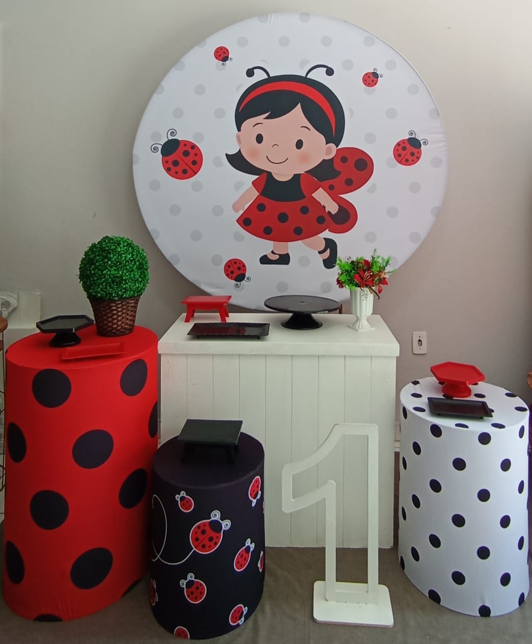 Joaninha "M" - Loja pegue monte rc decoração