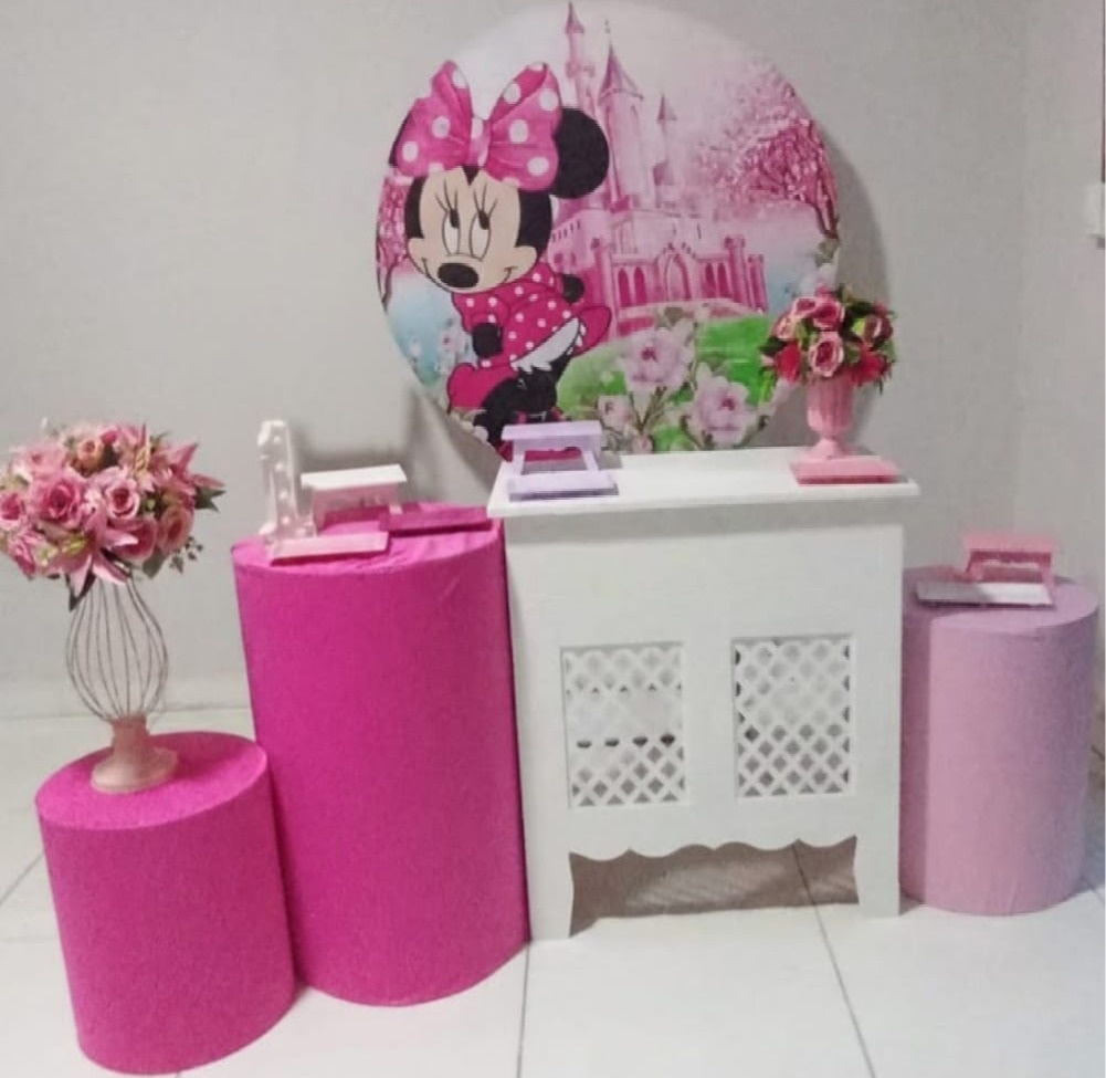 Minnie Rosa "M" - Loja pegue monte rc decoração