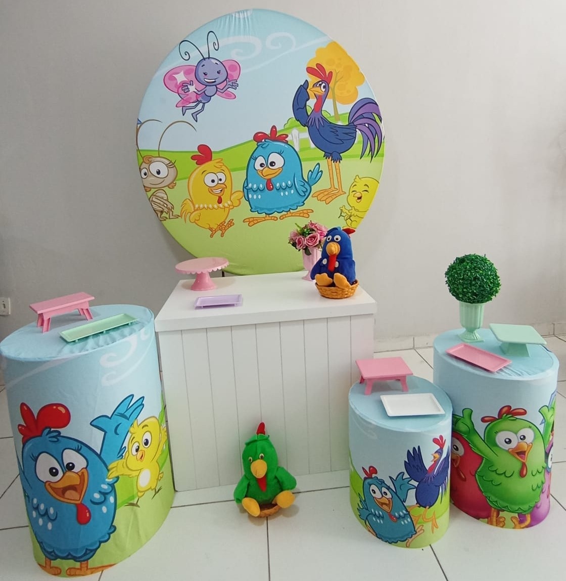 Galinha Pintadinha M Feminino  - Loja pegue monte rc decoração