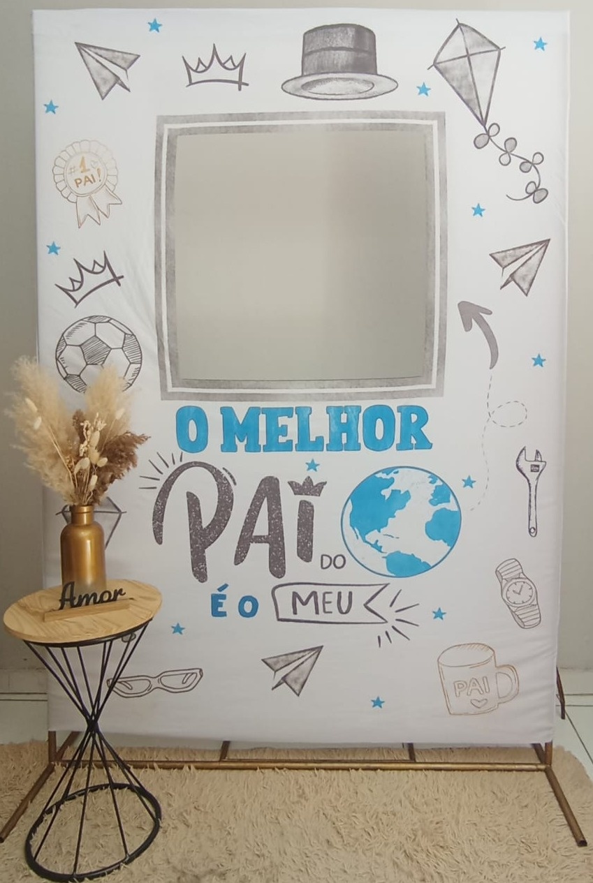 Kit Painel Interativo O Melhor Pai Do Mundo  - Loja pegue monte rc decoração