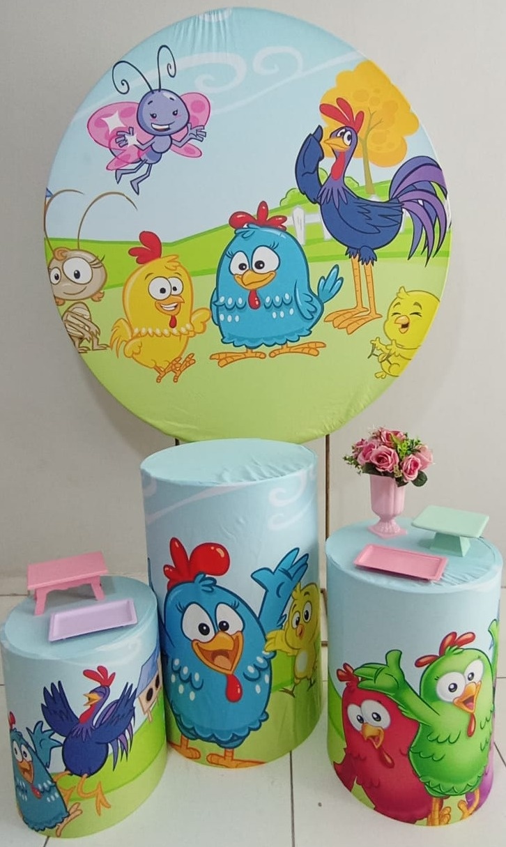Galinha Pintadinha P Feminino  - Loja pegue monte rc decoração