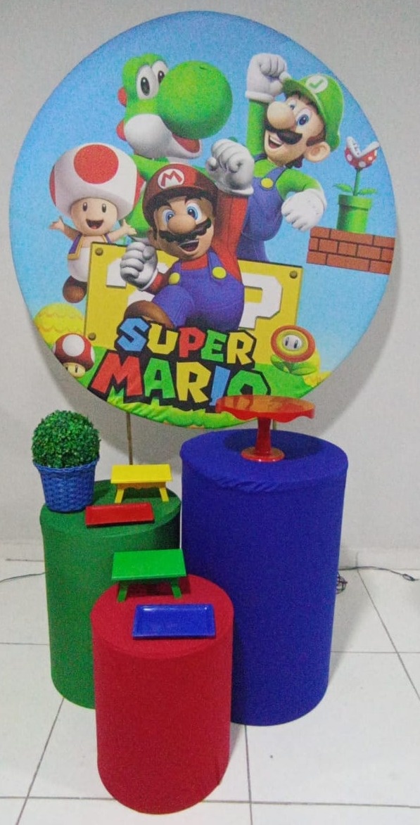 Super Mario "P" - Loja pegue monte rc decoração