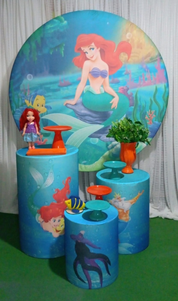 Kit Bronze Sereia Ariel - RM Festas