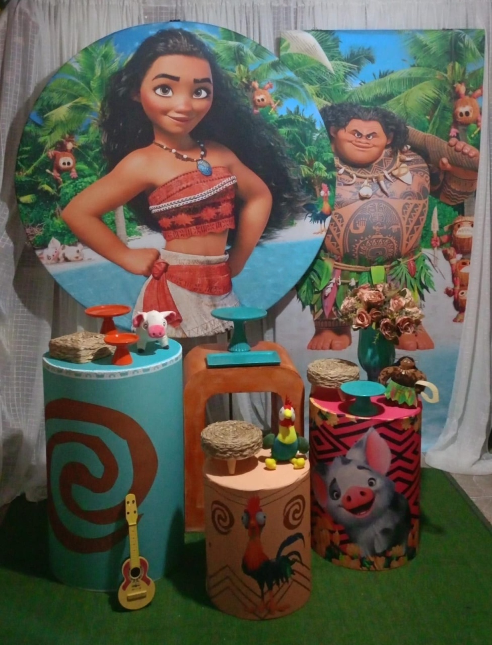 Kit Ouro Moana - RM Festas