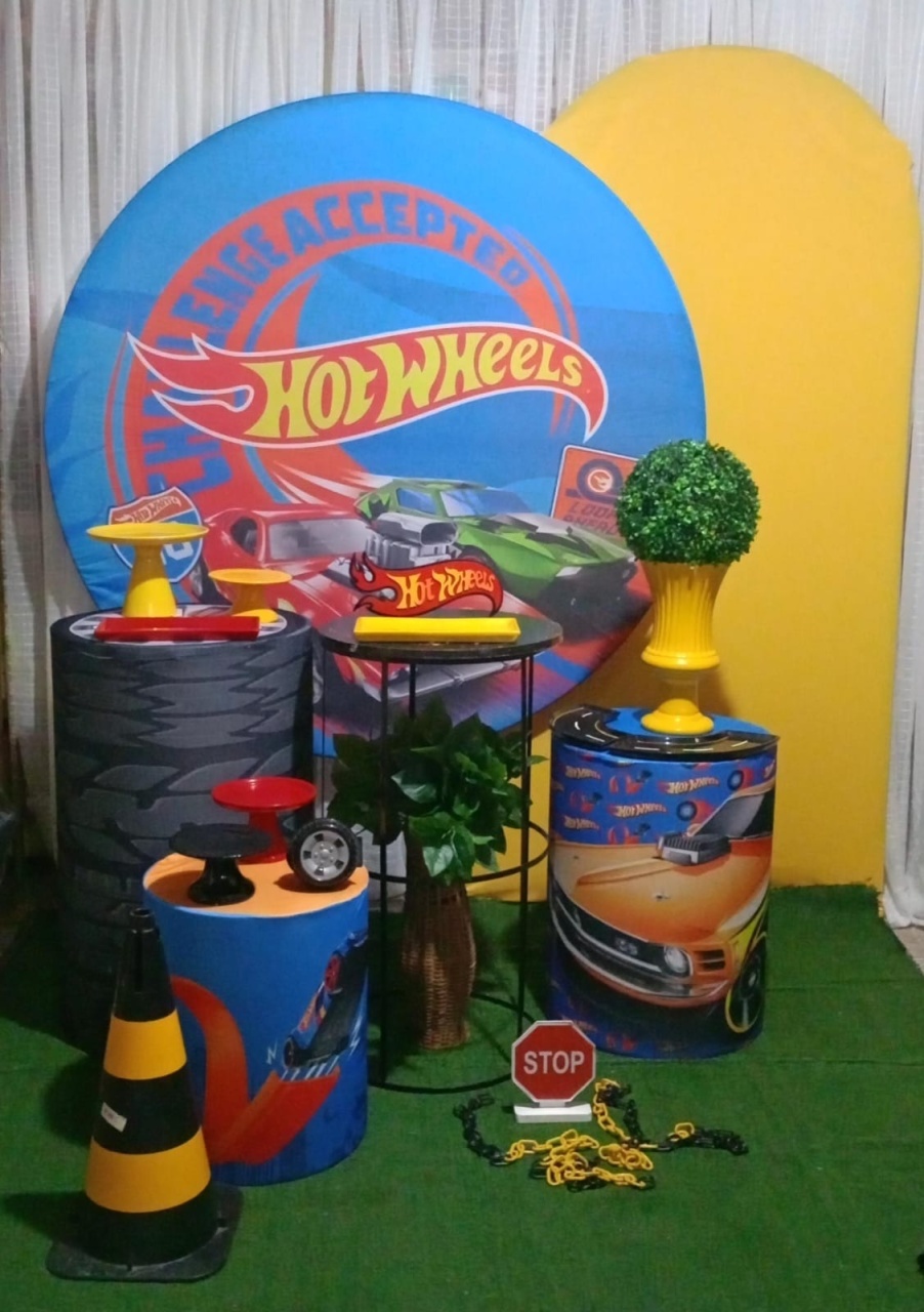 Kit Ouro Hot Wheels Challenge  - RM Festas