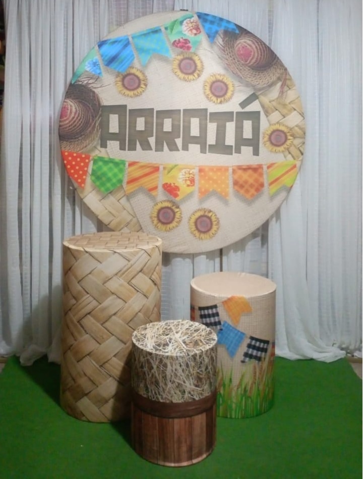 Kit Sublimado Junino Arraial Rustico - RM Festas