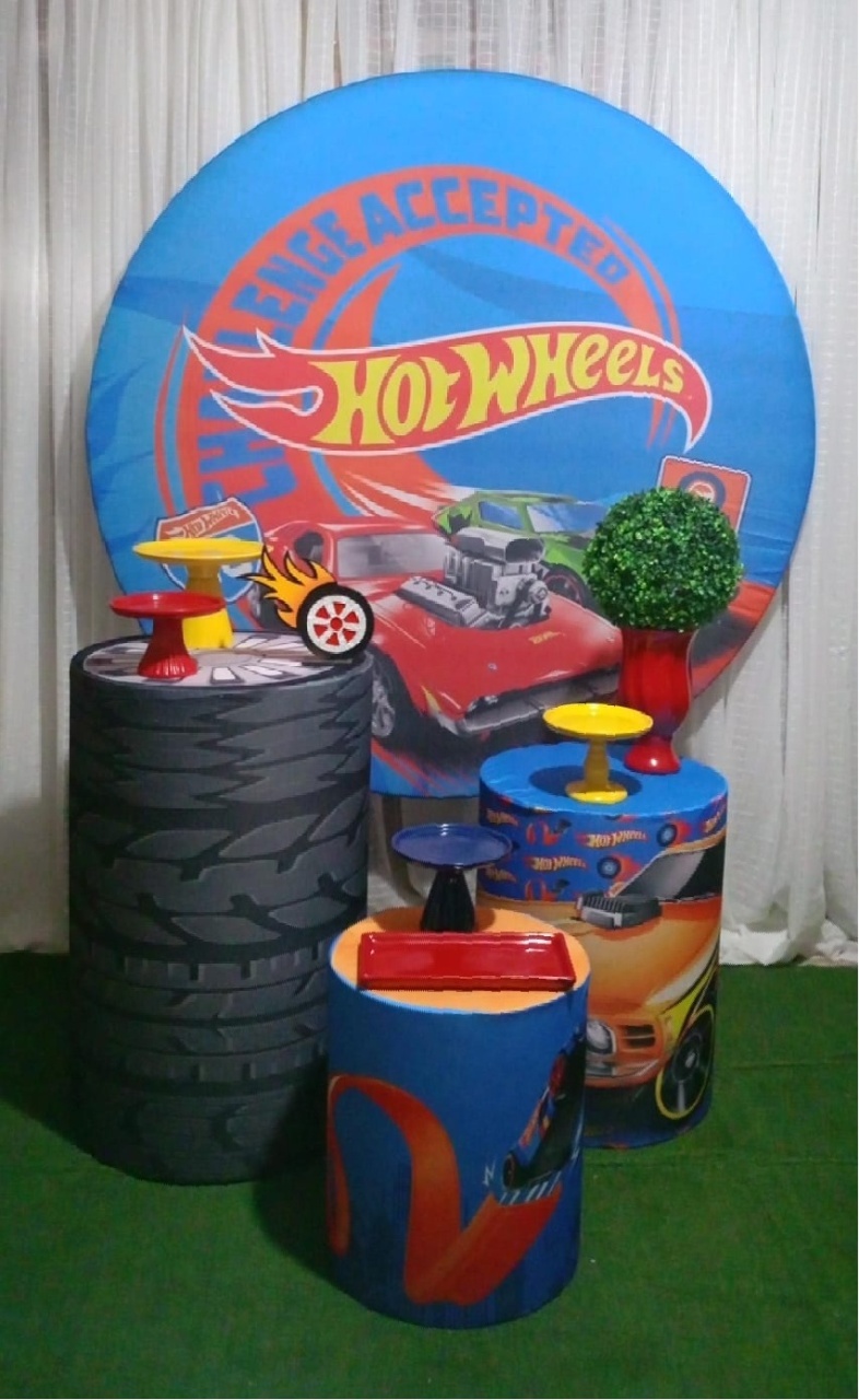 Kit Bronze Hot Wheels Challenge  - RM Festas
