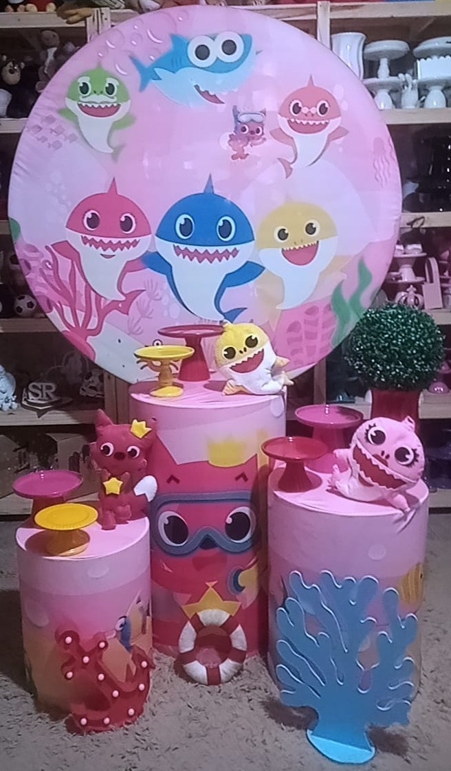 Kit Bronze Baby Shark (A) - RM Festas