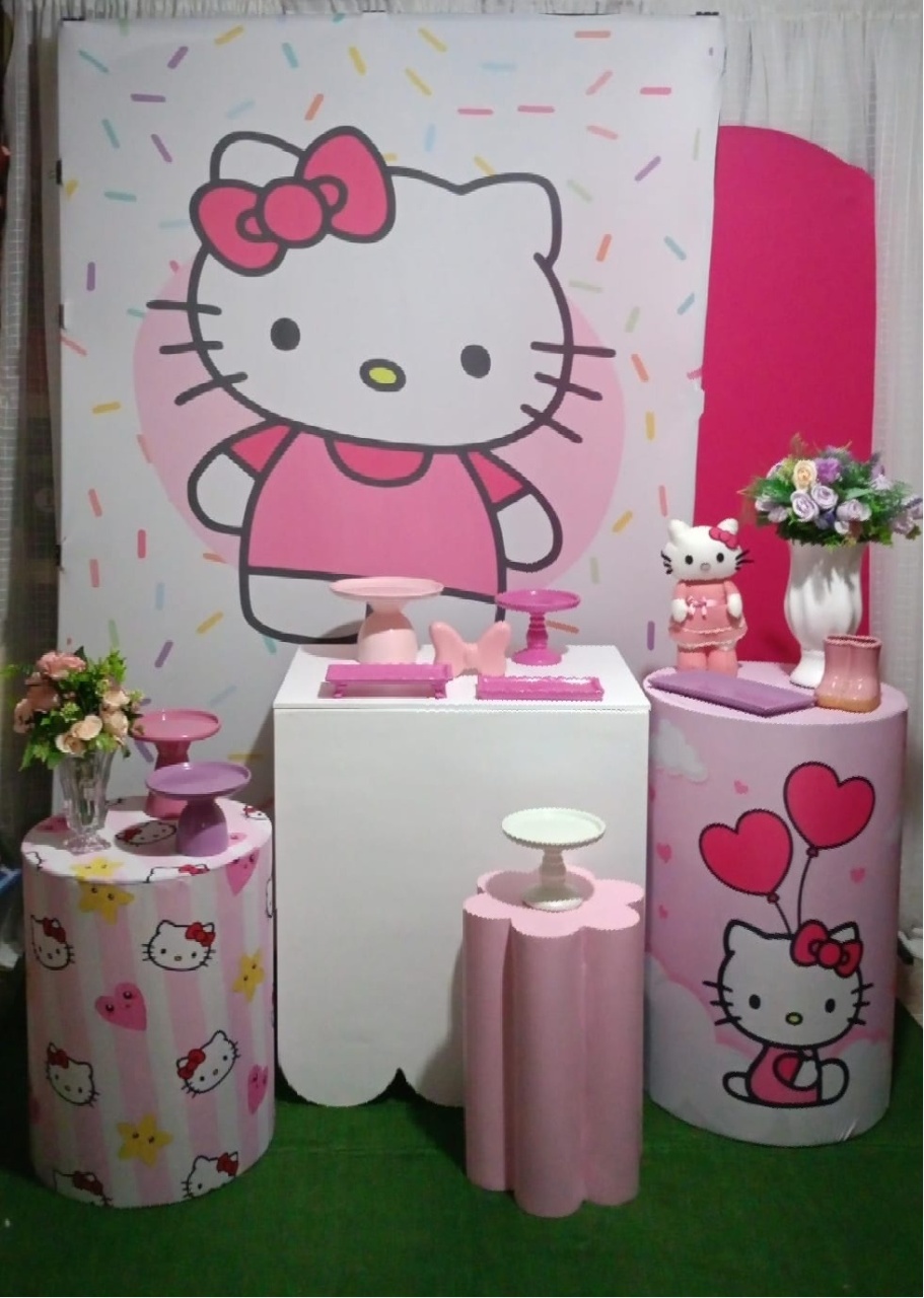 Kit Diamante Hello Kitty  - RM Festas