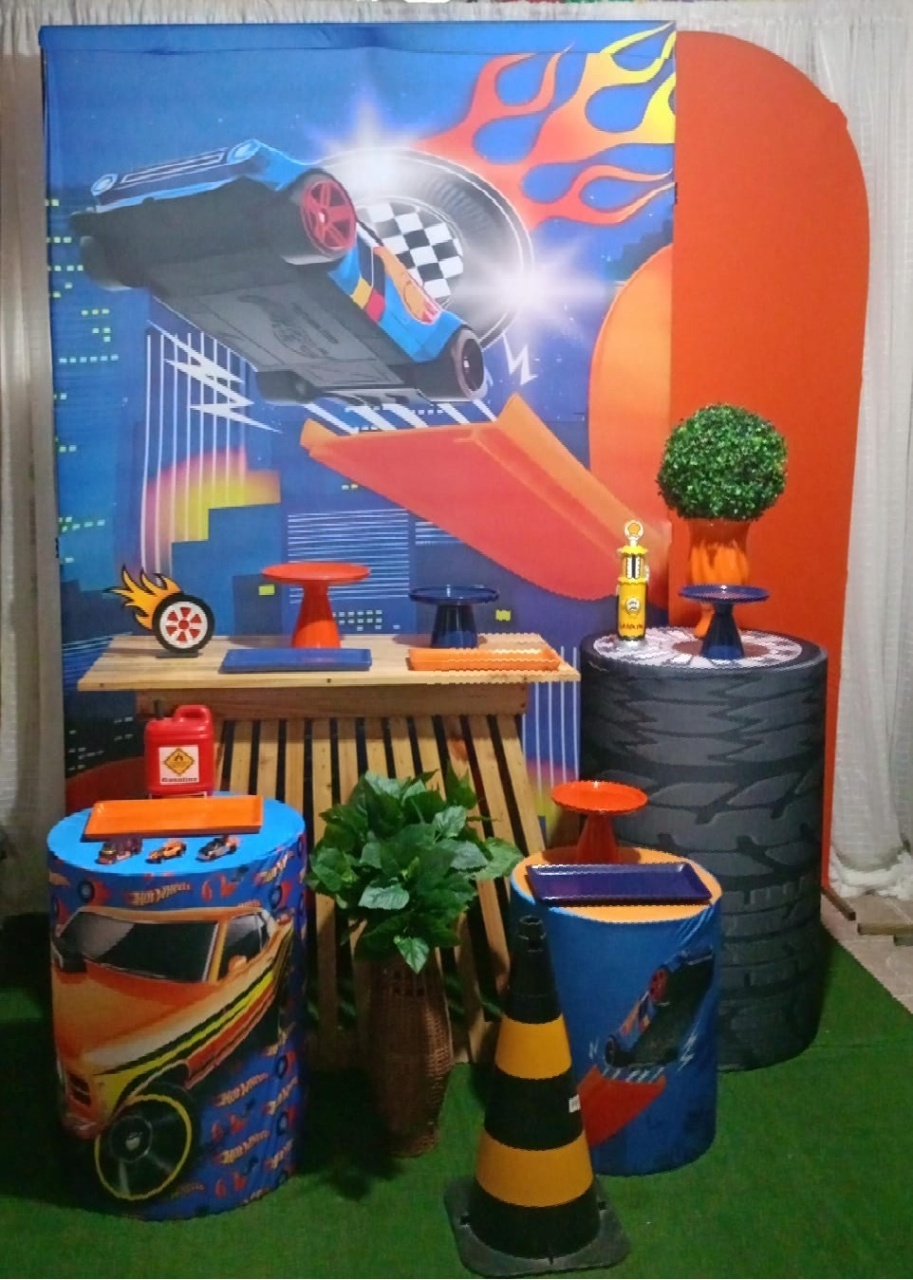 Kit Diamante Hot Wheels Challenge   - RM Festas