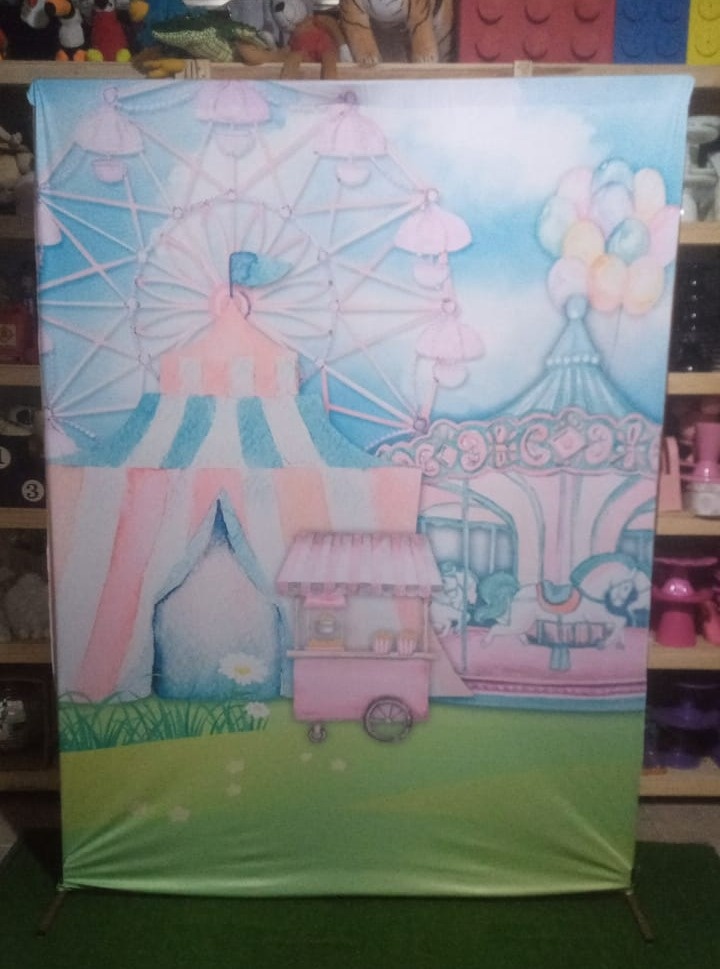 Painel Lateral Circo Menina - RM Festas
