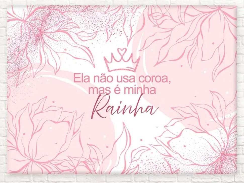 Painel Retangular Dia das Mães - RM Festas