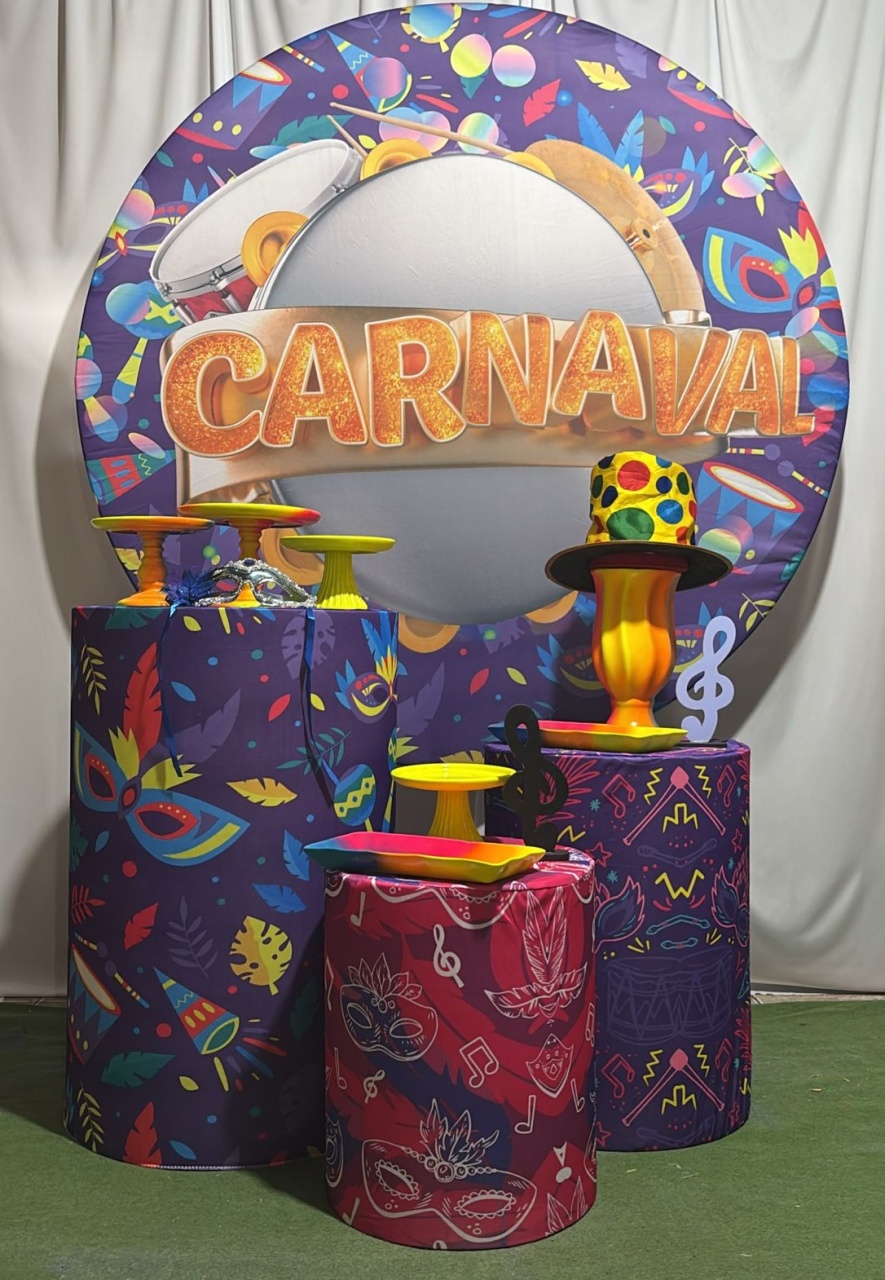 Kit Sublimado Carnaval Instrumento Musical Pegue E Monte - RM Festas