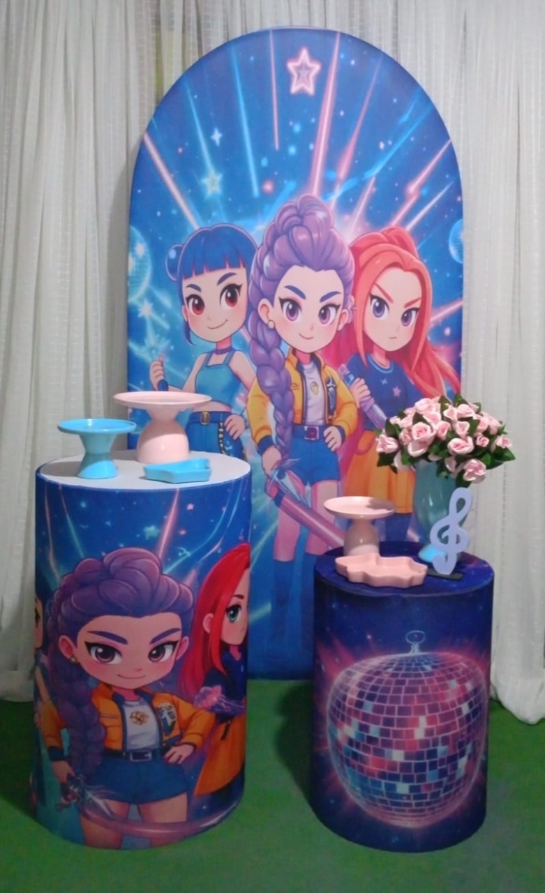 Kit Mini Guerreiras K Pop - RM Festas