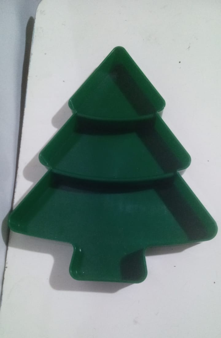 Bandeja de Árvore de Natal Verde - RM Festas