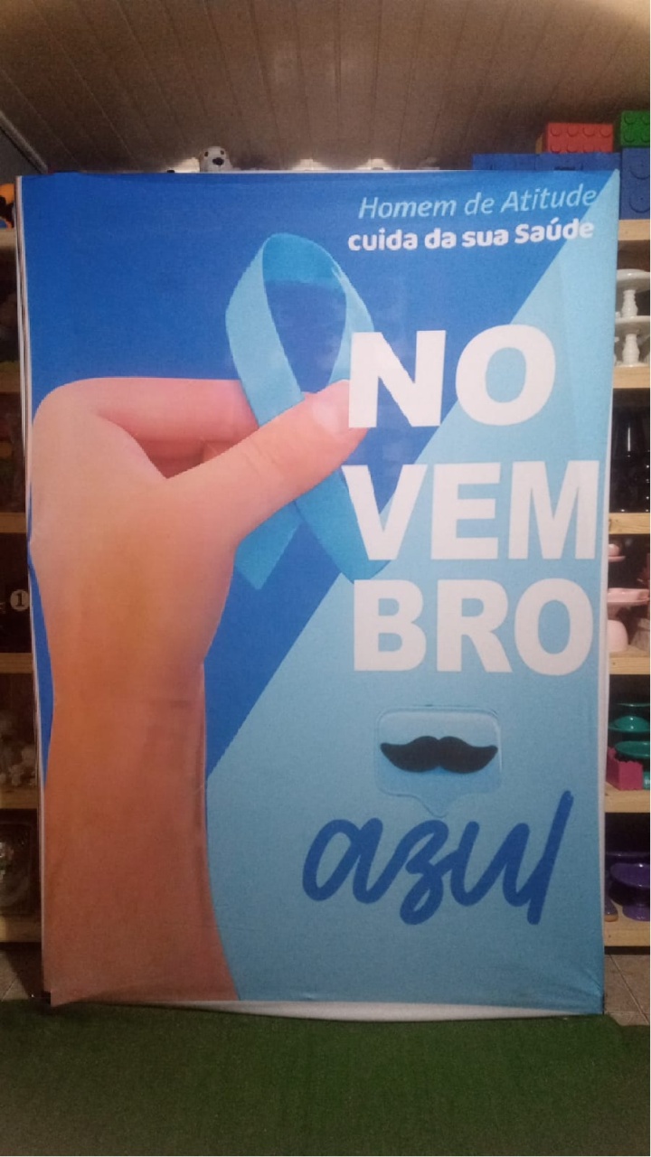 Painel Lateral Novembro Azul - RM Festas