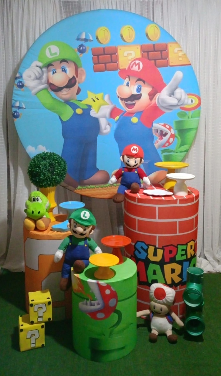 Kit Bronze Super Mario Bros  - RM Festas