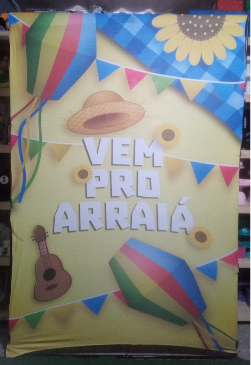 Painel Lateral Junino ( Vem Pro Arraial ) - RM Festas