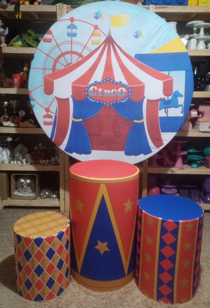 Kit Sublimado Circo - RM Festas