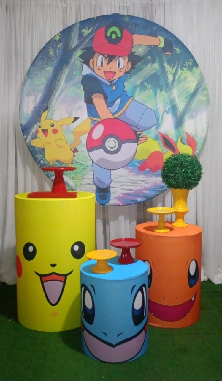 Kit Bronze Pokémon  - RM Festas