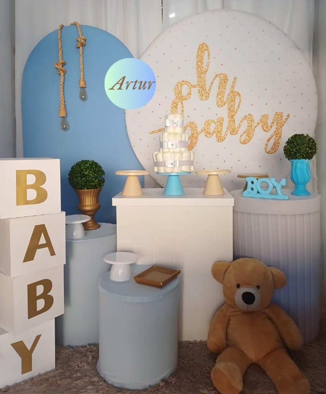 Chá de Bebê Oh Baby  Menino  - Vanessa Alexandra Conrado 