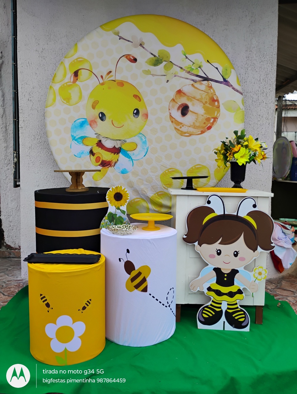 Kit Ouro Abelinha - big festas pimentinha