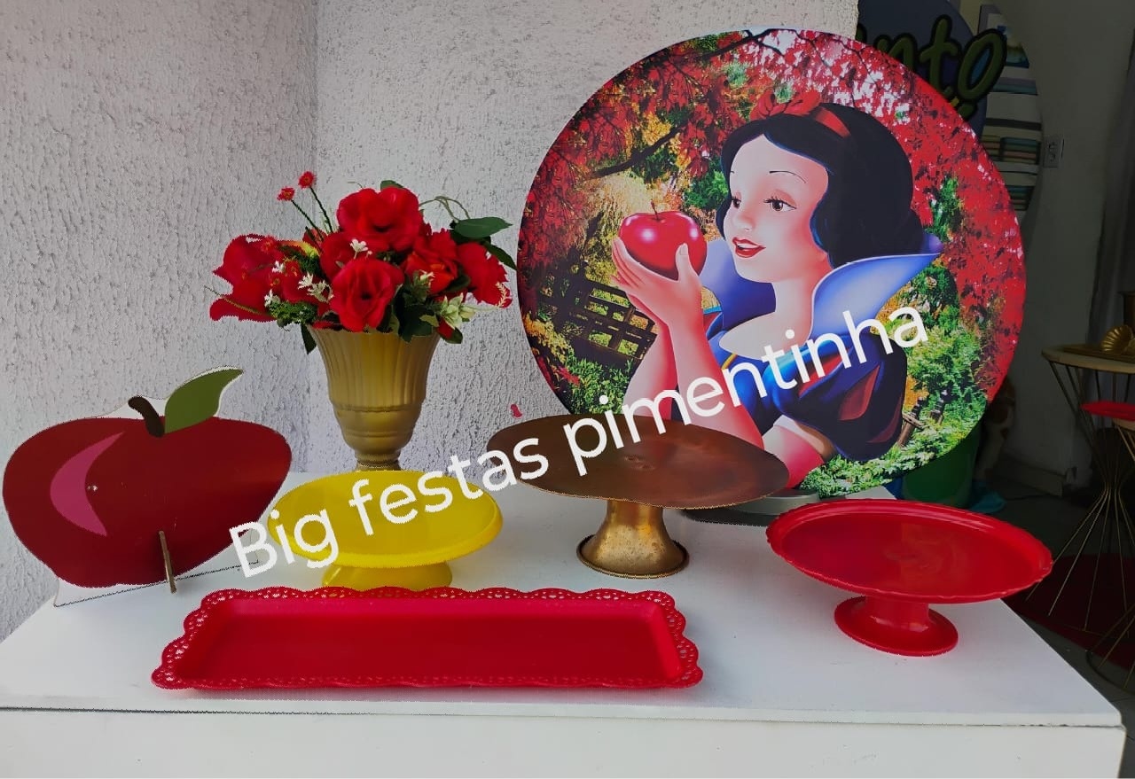 Kit Acessórios Branca de Neve - big festas pimentinha