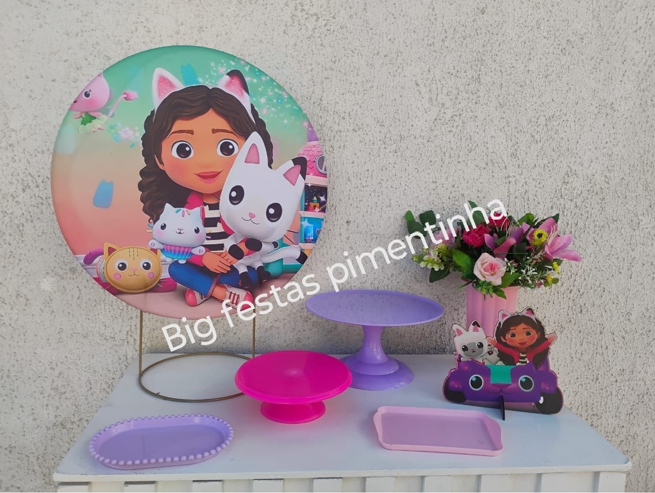 Kit Acessórios Casa Mágica da Gabby - big festas pimentinha