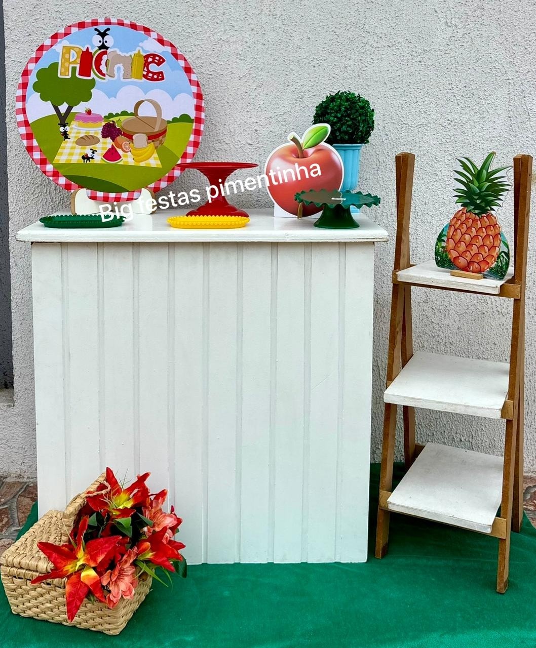 Kit Acessórios Piquenique - big festas pimentinha