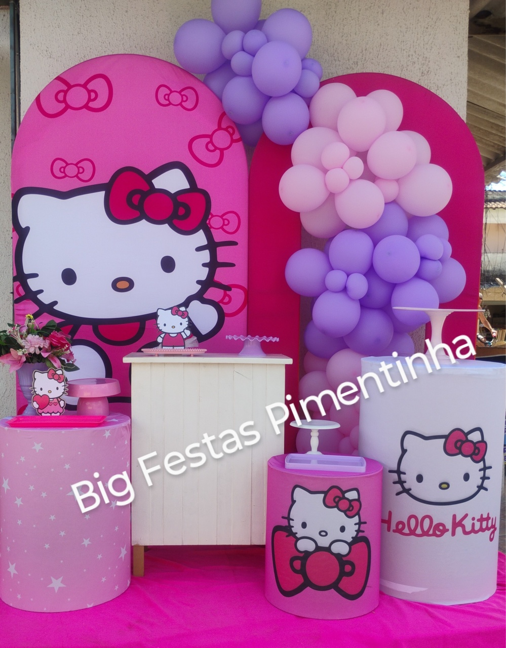 Hello Kitty Composição 2 - big festas pimentinha