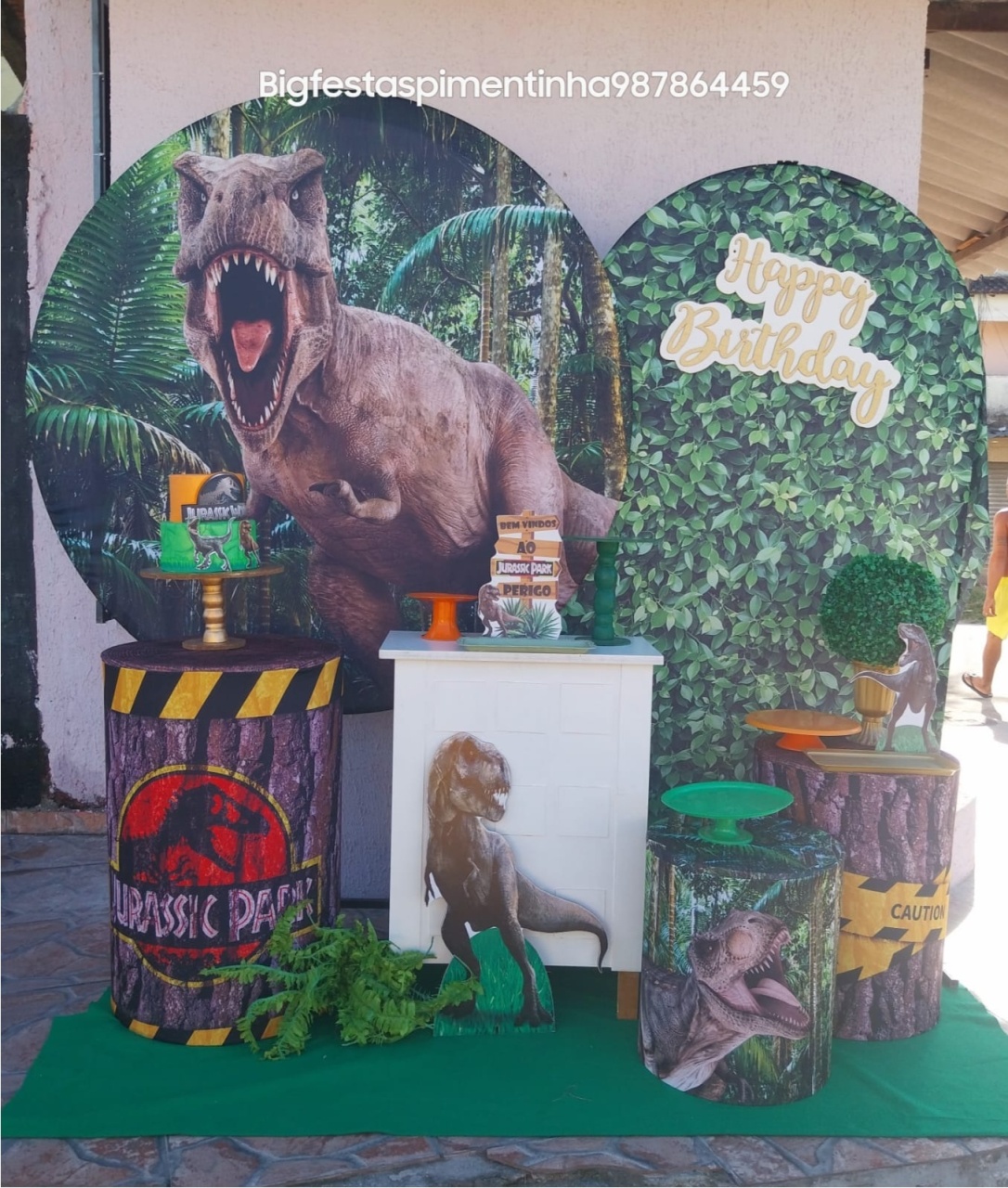 Kit Diamante Dinossauro Rex 1 - big festas pimentinha