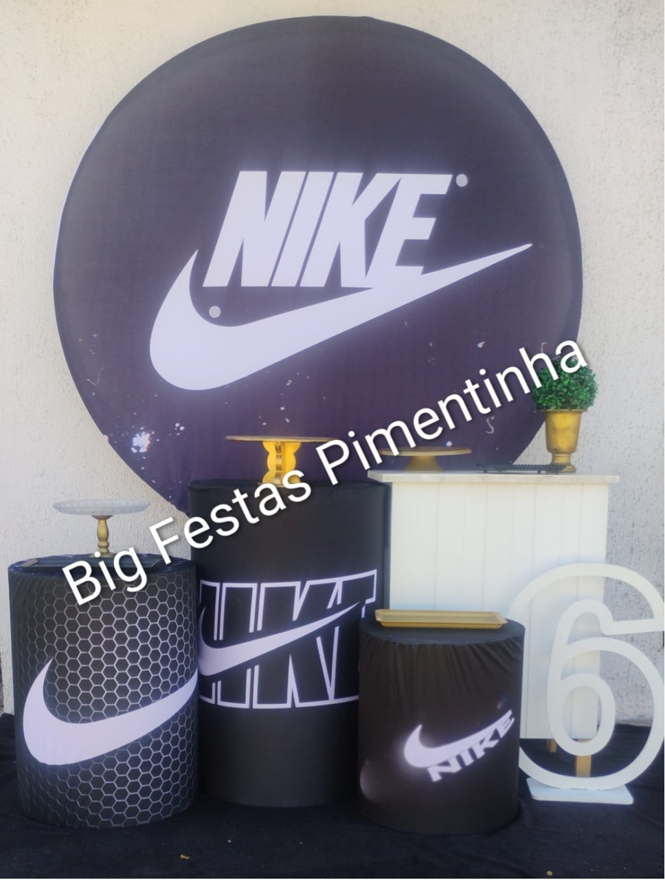 Kit Ouro Nike 2 - big festas pimentinha