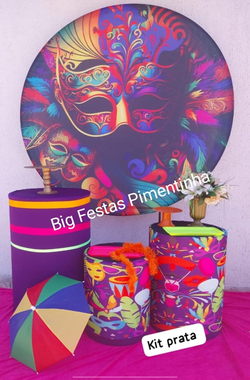Kit Prata Carnaval 4 - big festas pimentinha