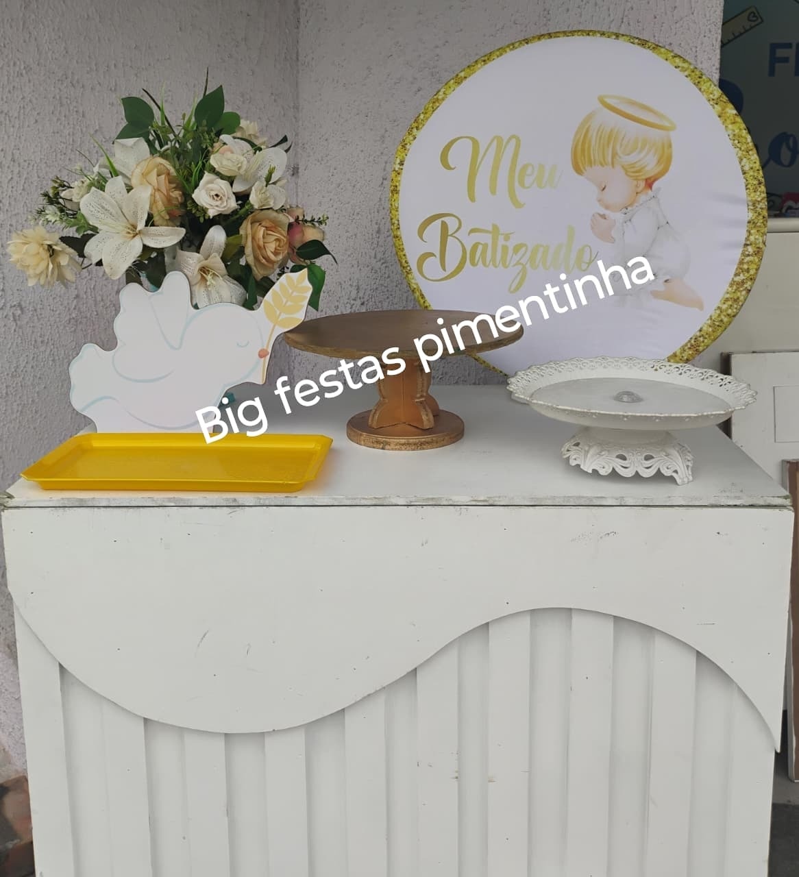 Kit Acessórios Meu Batizado - big festas pimentinha