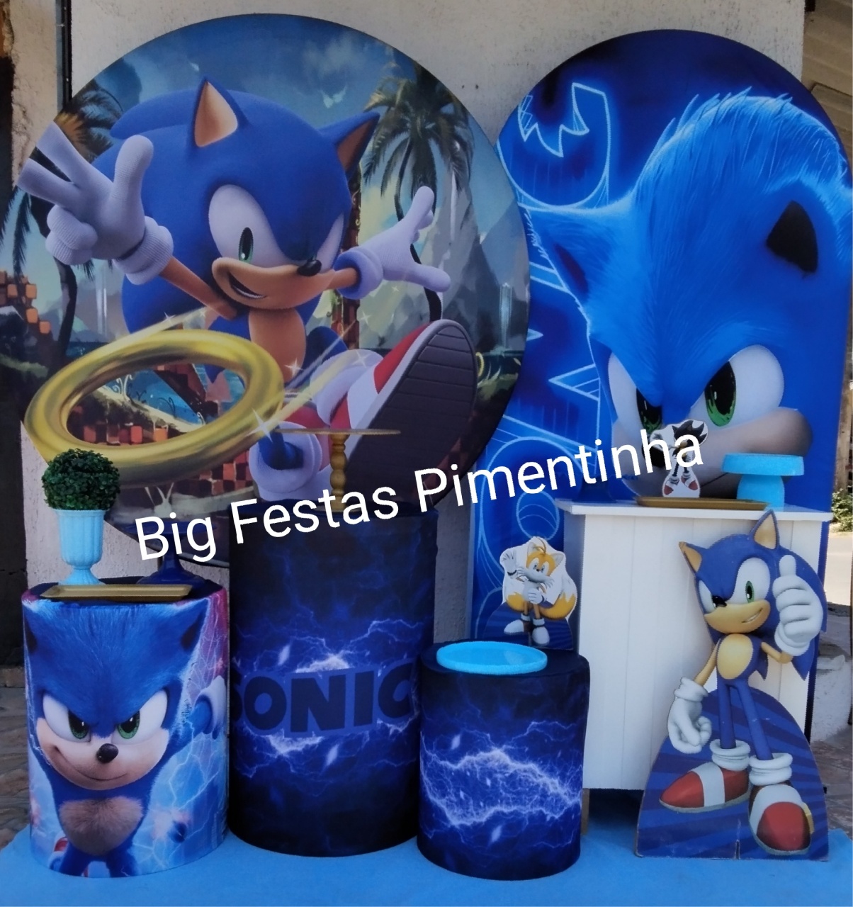 Kit Diamante Sonic 3 - big festas pimentinha
