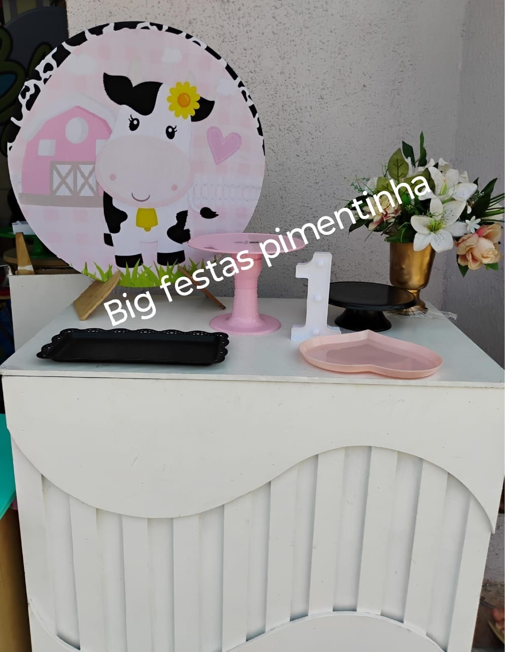Kit Acessórios Vaquinha - big festas pimentinha