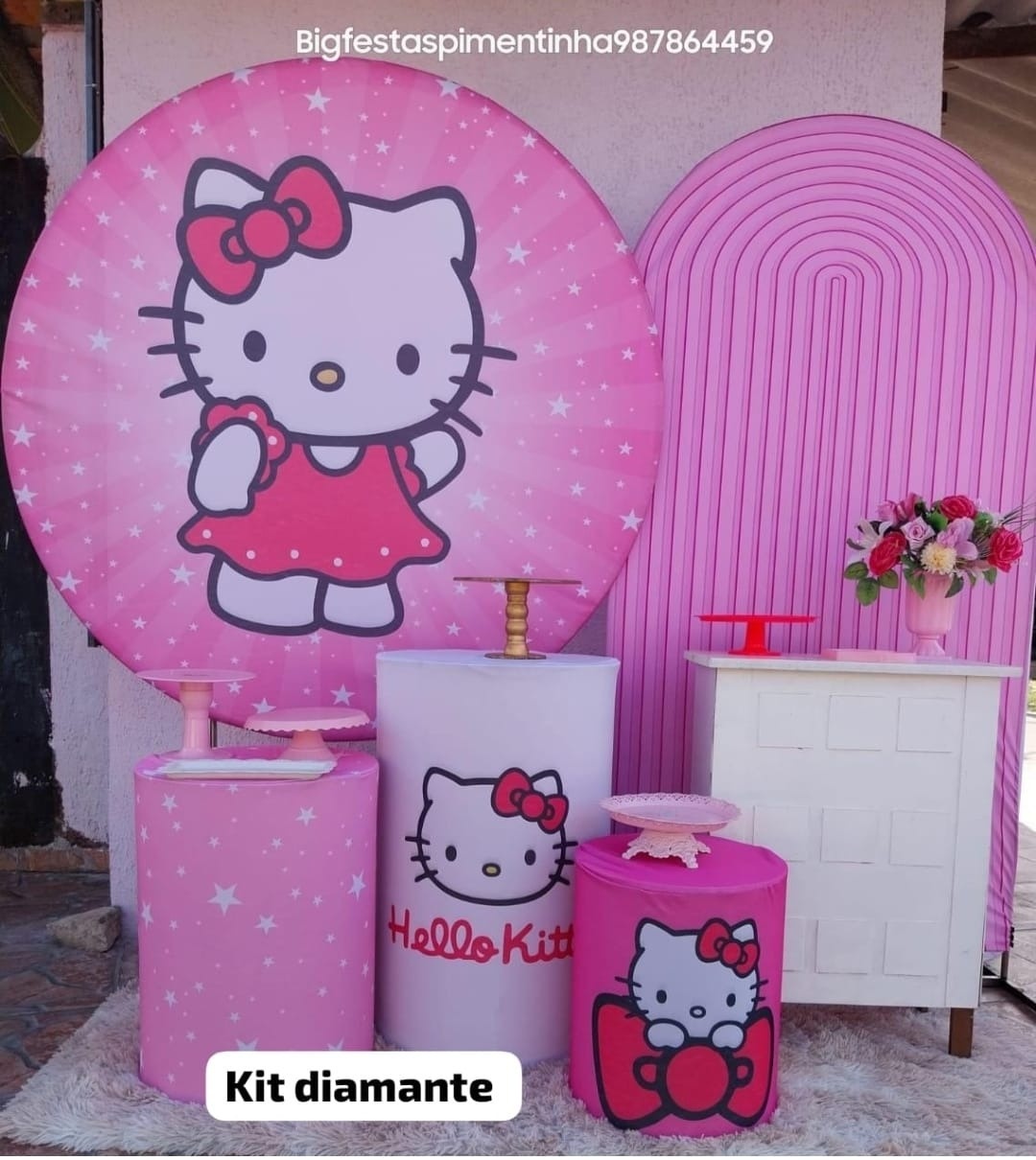 Kit Diamante Hello Kits - big festas pimentinha