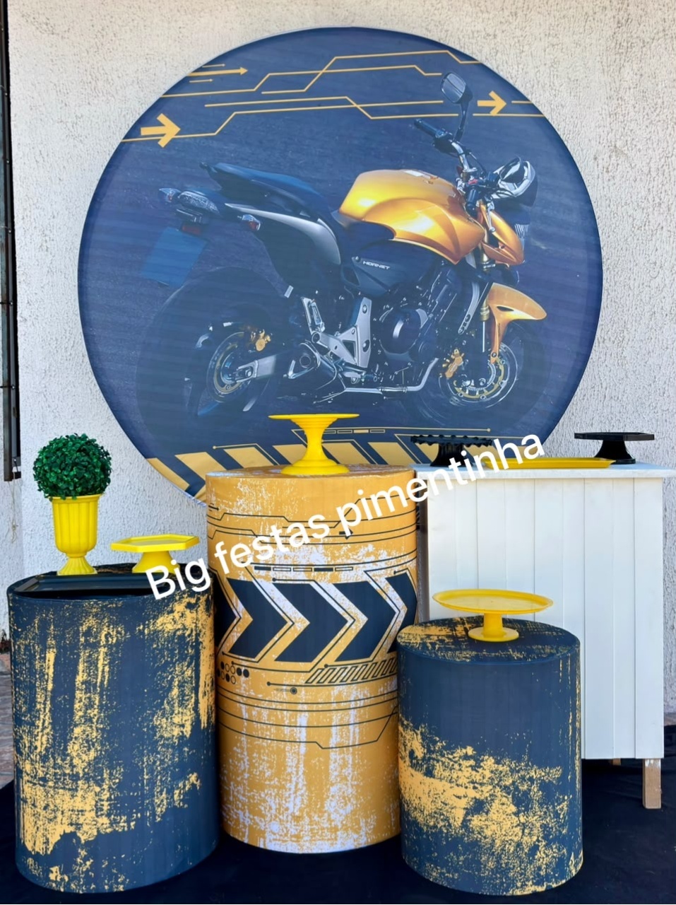 Kit Ouro Moto - big festas pimentinha