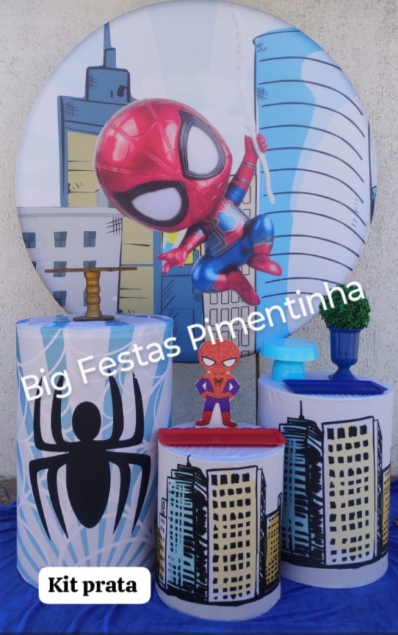 Kit Prata Homem Aranha Baby 2 - big festas pimentinha