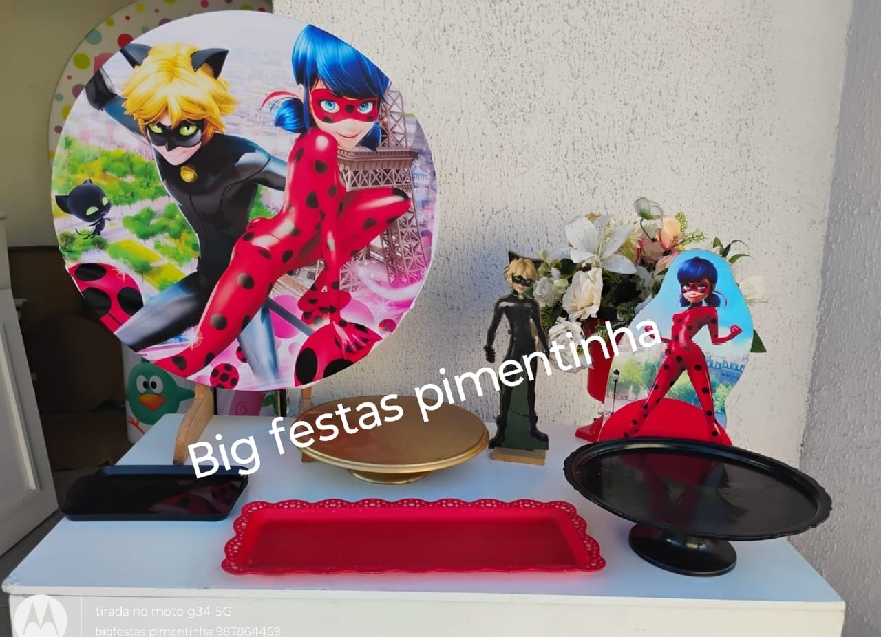 Kit Acessórios Ladybug - big festas pimentinha