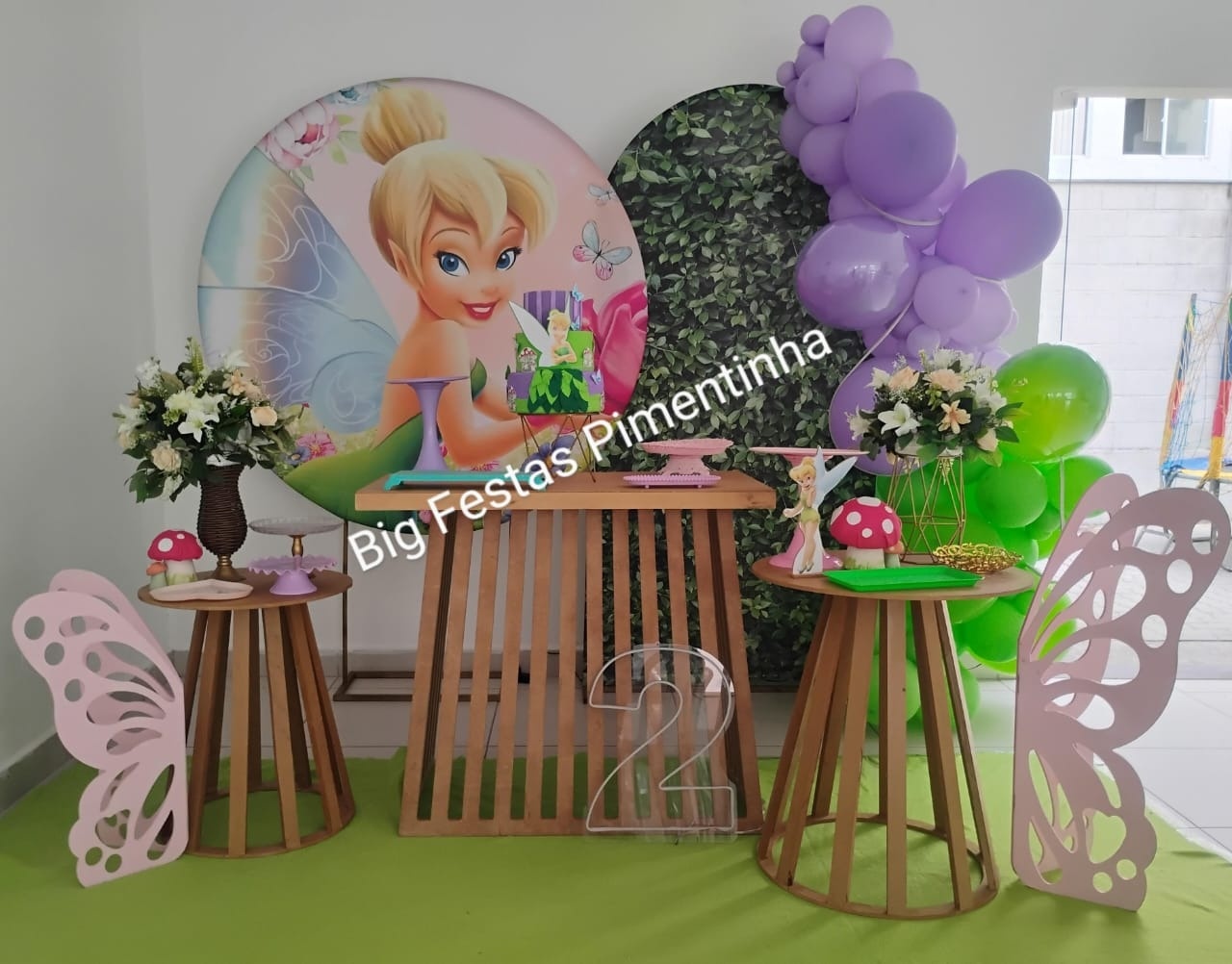 Decoração Tinker Bel / Sininho - big festas pimentinha