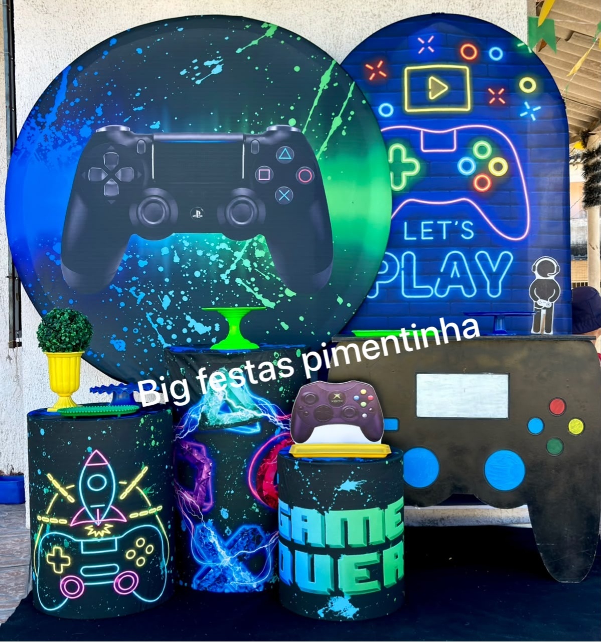 Kit Diamante Video Game 1 - big festas pimentinha
