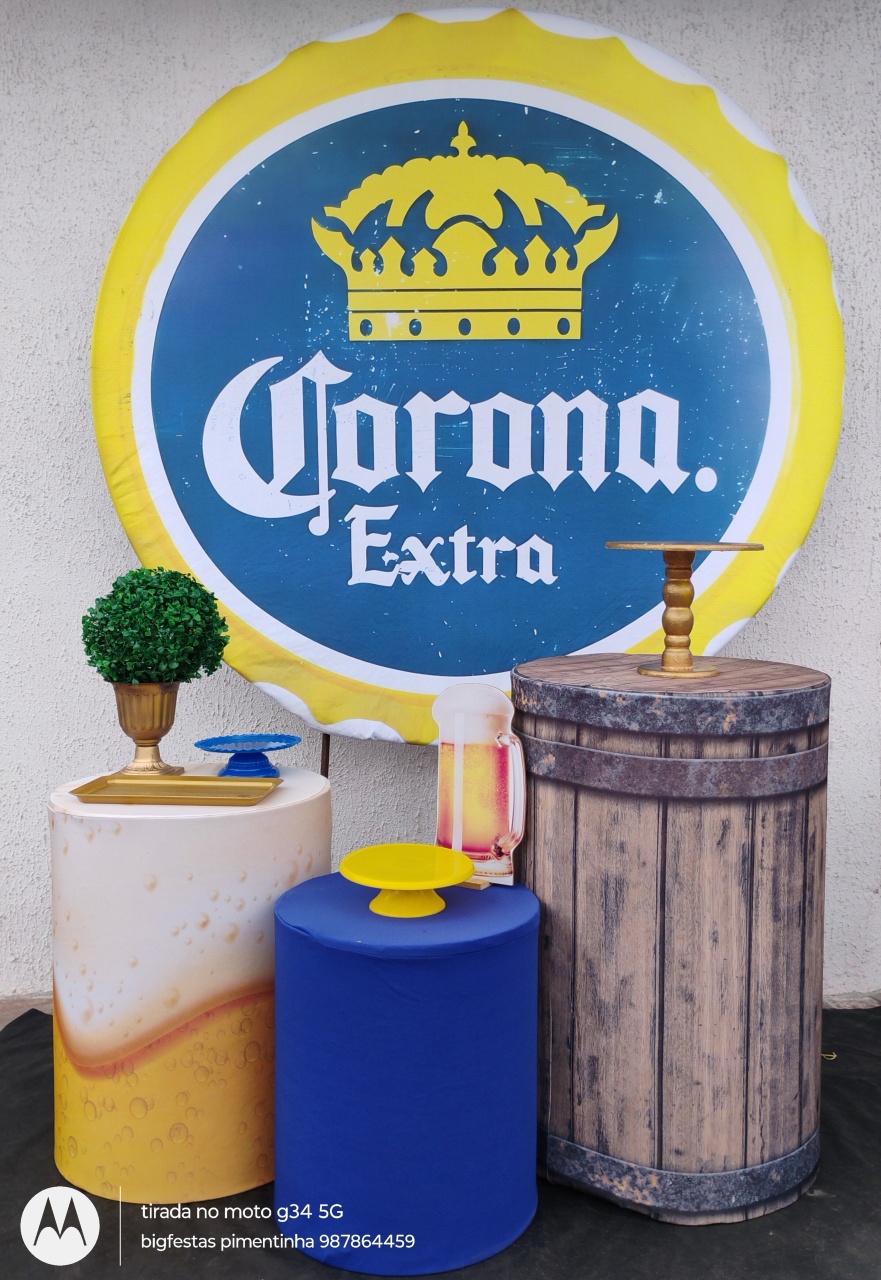 Kit Prata Corona - big festas pimentinha